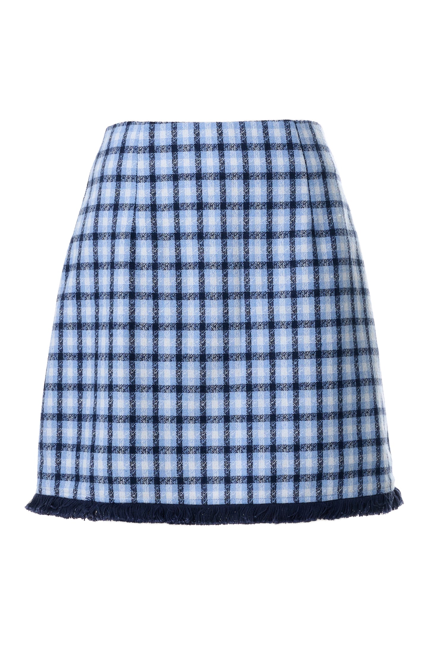 Aubin Spring Tweed A-Line Mini Skirt