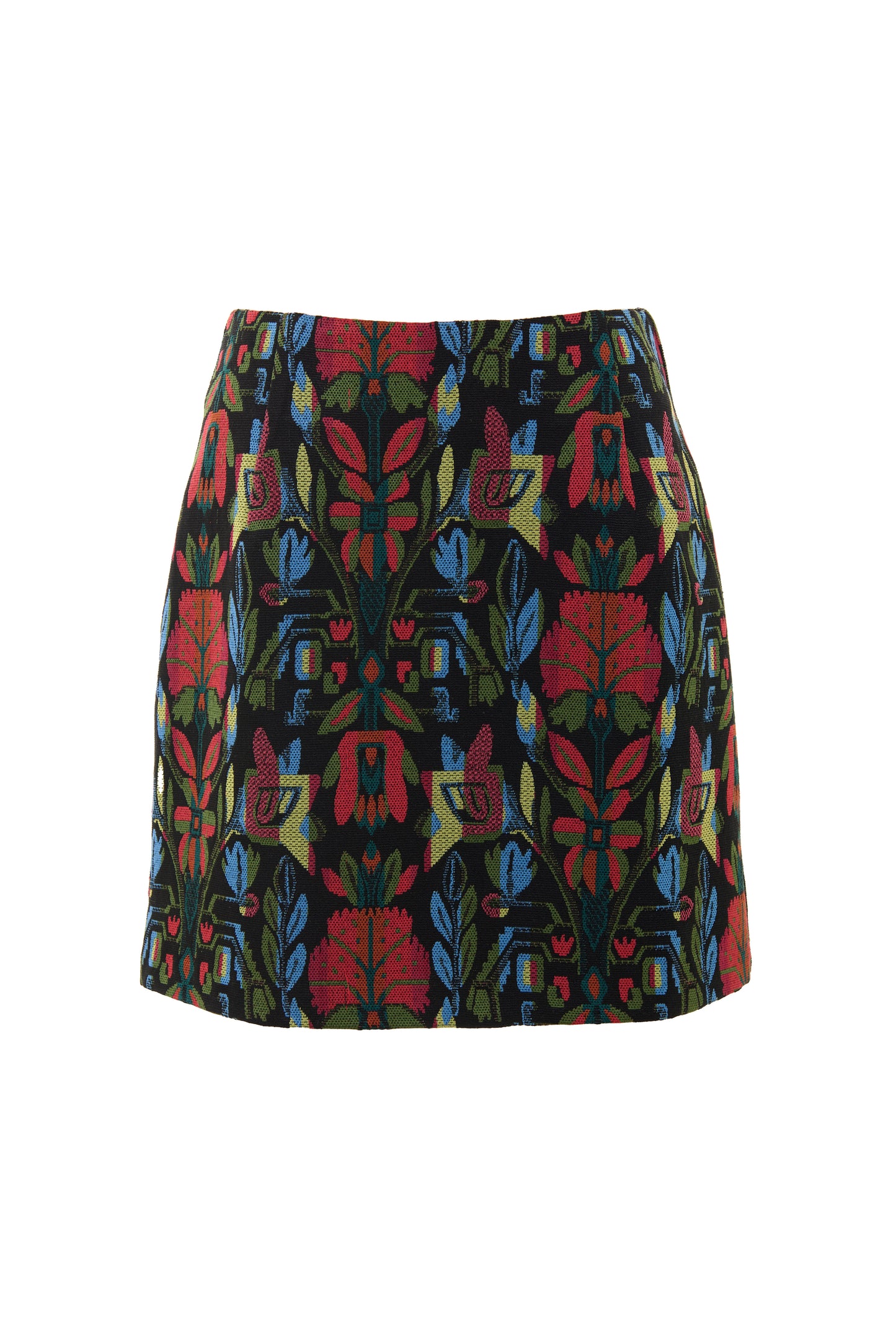 Aubin Folk Jacquard Mini Skirt