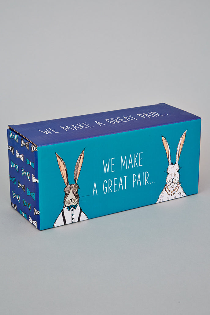 We Make A Great Pair Hare Mug Set