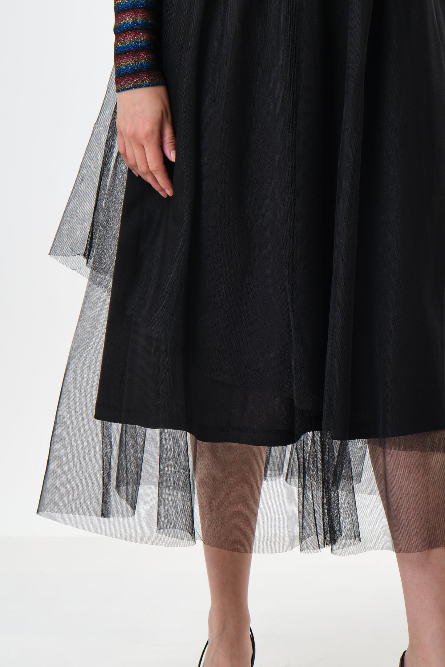 Bertin Tulle Midi Skirt