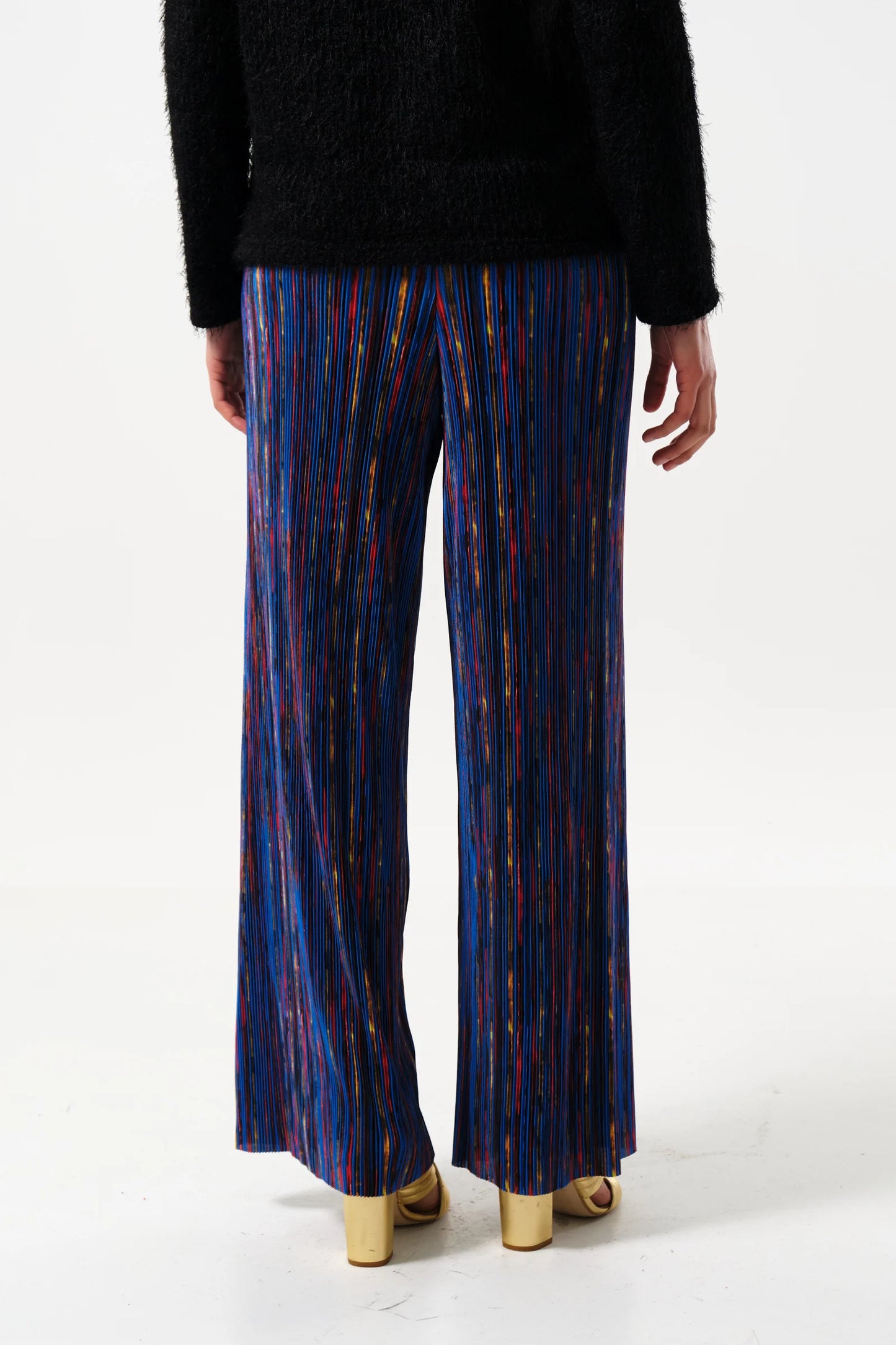 Clothide Abstract Print Pleat Trousers