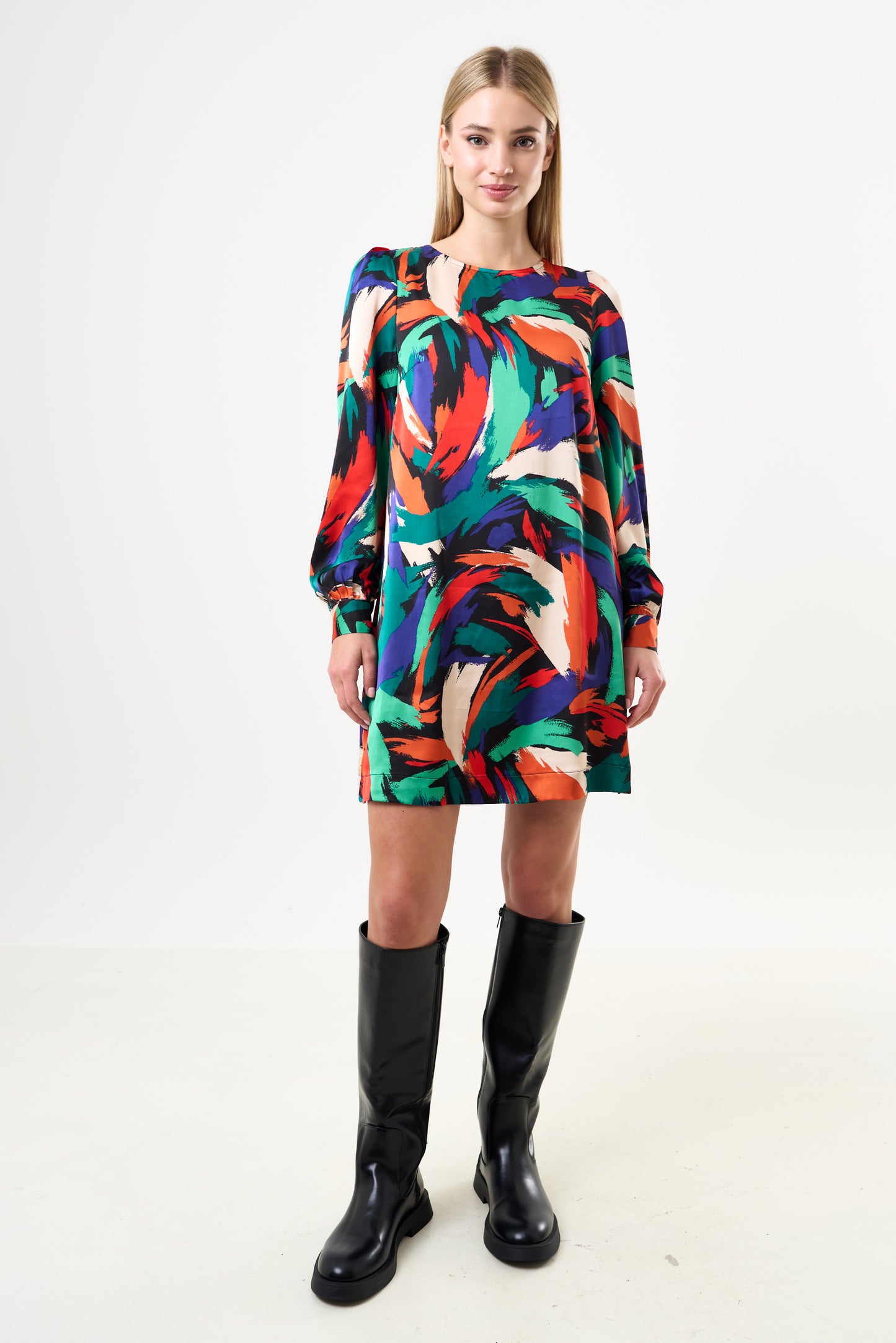 Didee Hofmann Print Long Sleeve Mini Dress