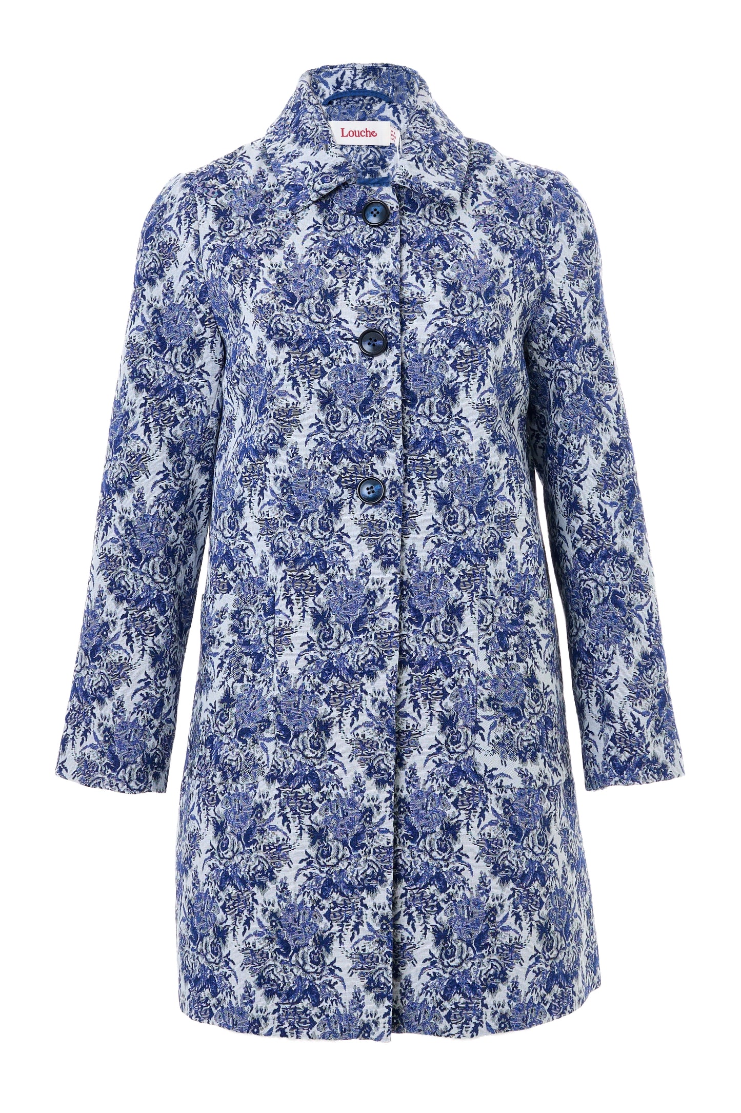 Dryden Wedgewood Jacquard Short Coat