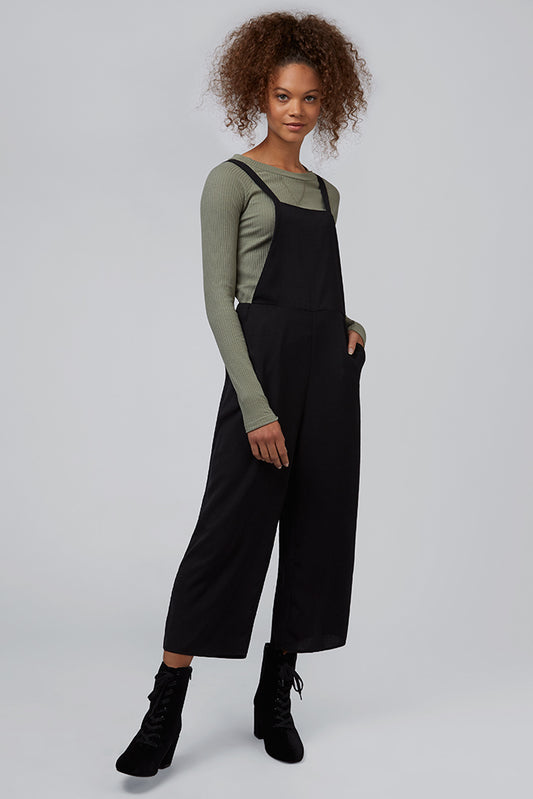 Davis Black Strappy Jumpsuit