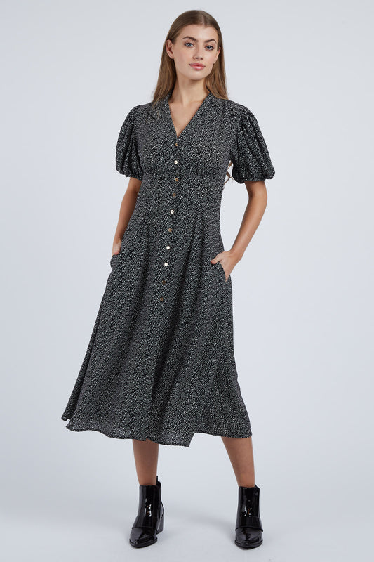 Echo Galaxy Dot Midi Dress