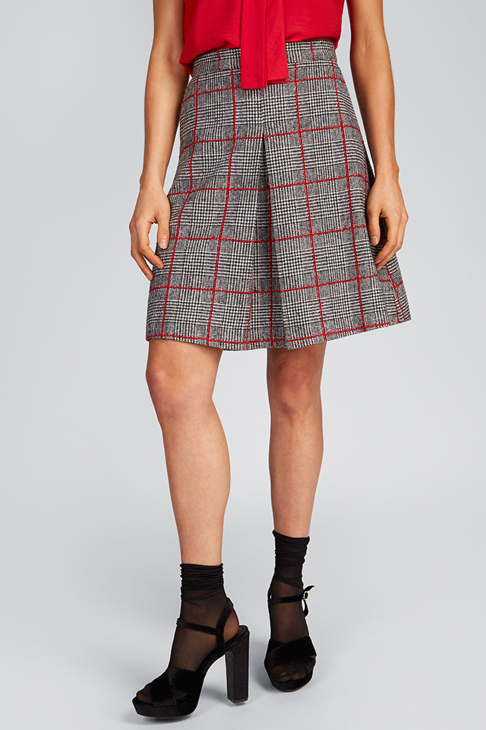 Lamont Check Mini Skirt