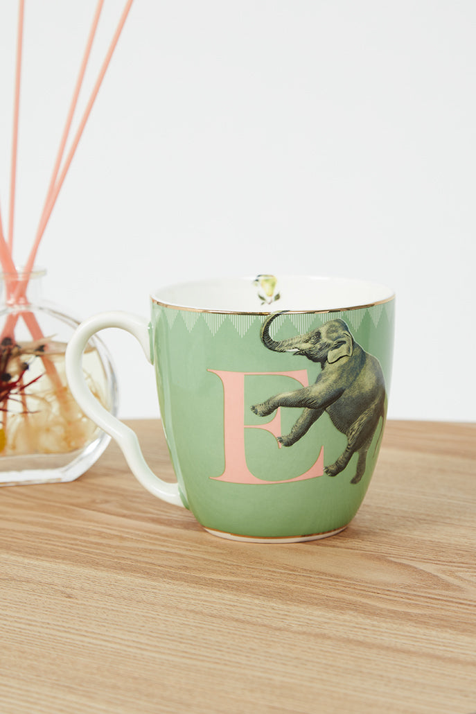 Ceramic Letter Mug