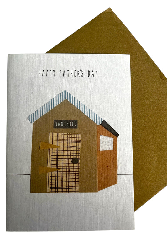 Happy Father's Day Man Shed Card