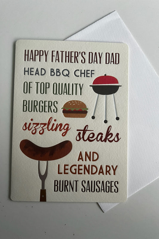 Happy Father's Day BBQ Card