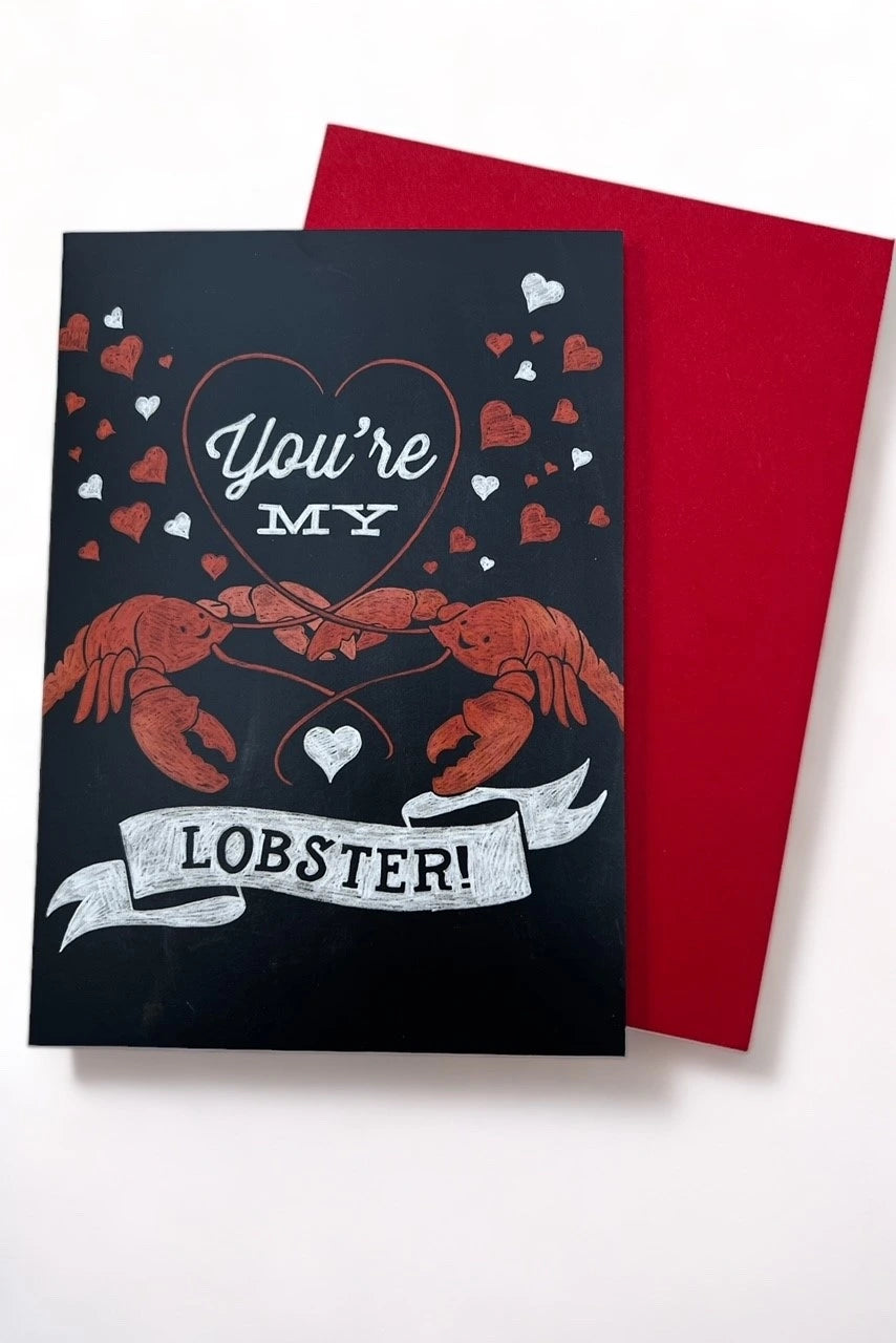 You're My Lobster Valentine's Card