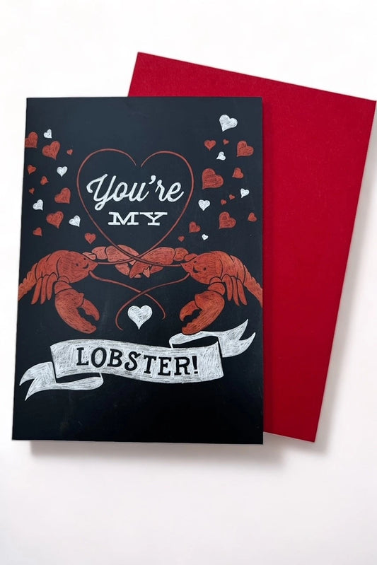 You're My Lobster Valentine's Card