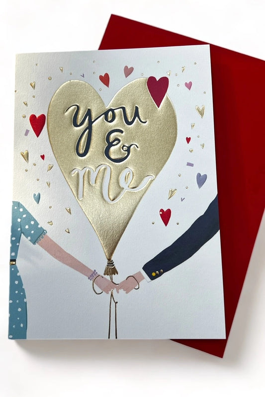 You and Me Valentine's Card