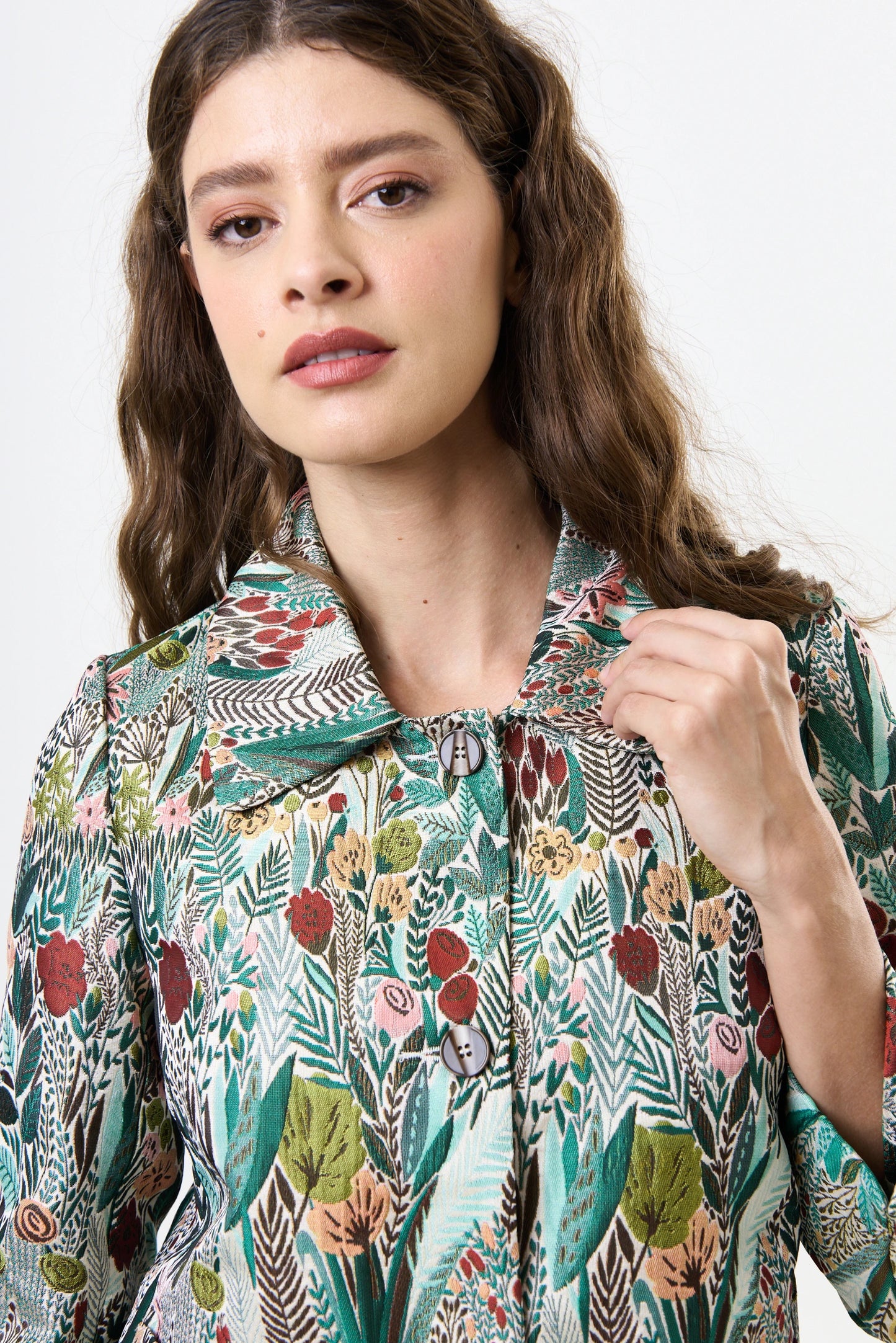 Salut Jungle Jacquard Jacket - Green