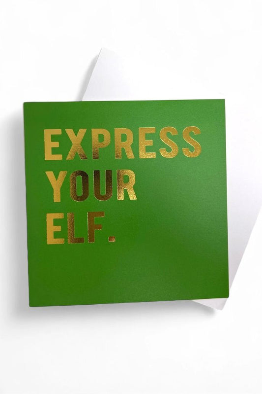 Express Your Elf Christmas Card