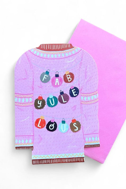 Fab-yule-lous Christmas Jumper Card