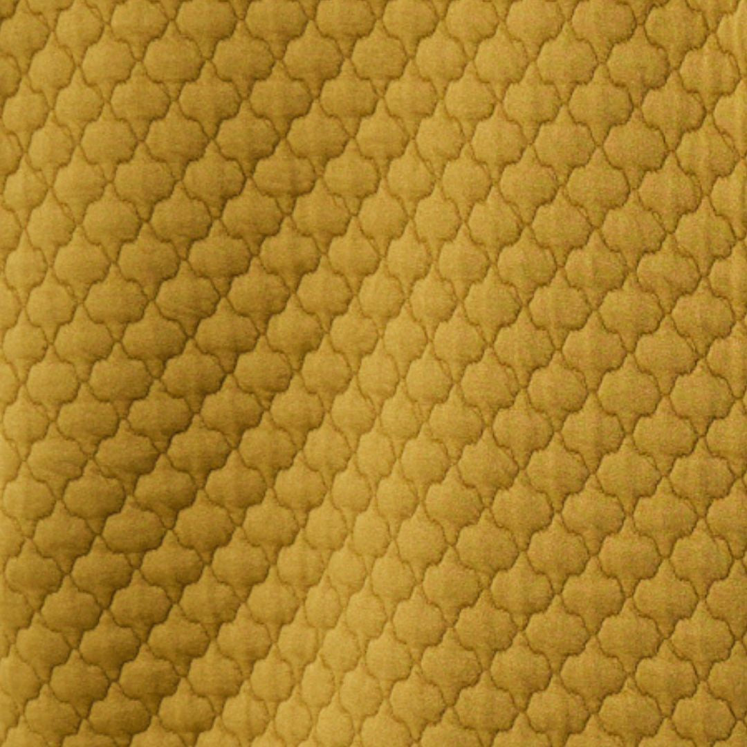 Jan Tile Quilted Sweatshirt - Dark Mustard