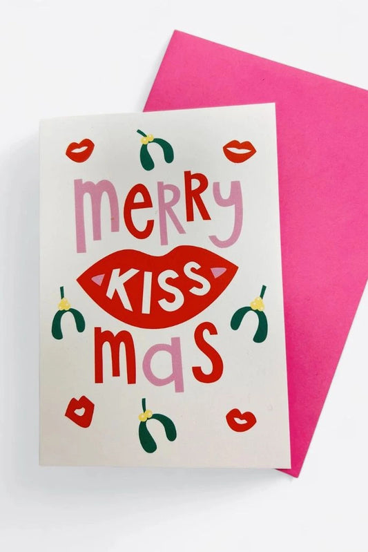 Merry Kissmas Christmas Card