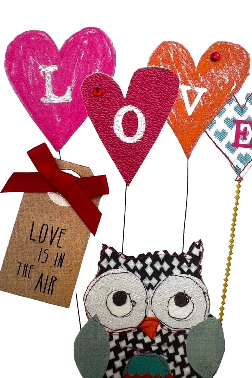 Love is in the Air Valentine's Card