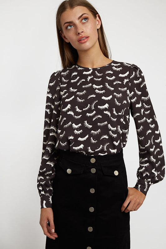 Lima Lashes Print Blouse