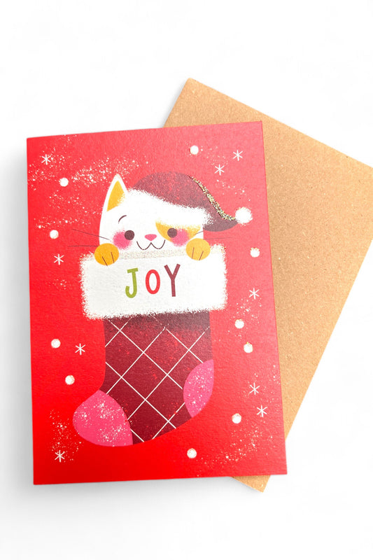 Christmas Stocking Joy Card