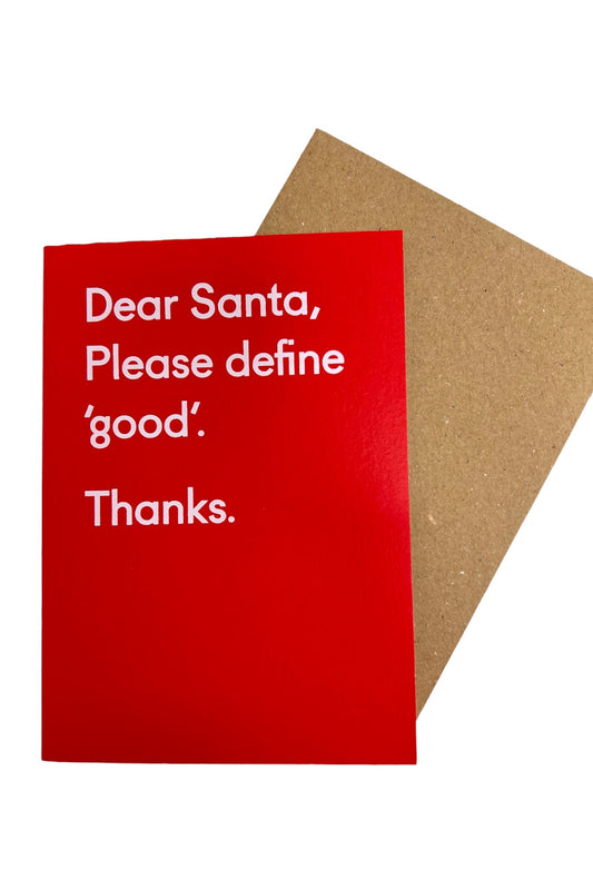 Dear Santa Christmas Card