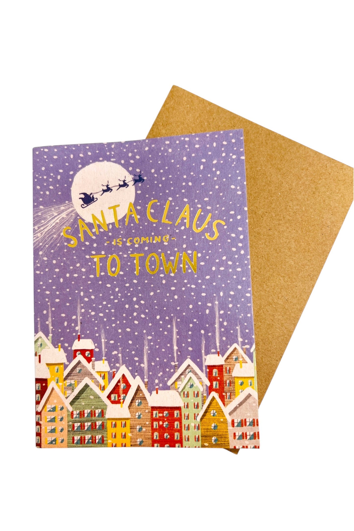 Santa Claus is Coming to Town Card