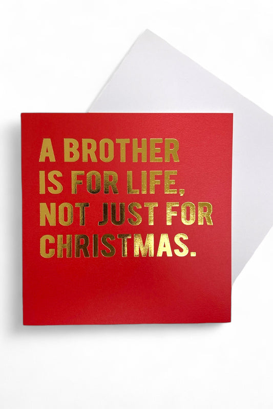 A Brother for Life Christmas Card