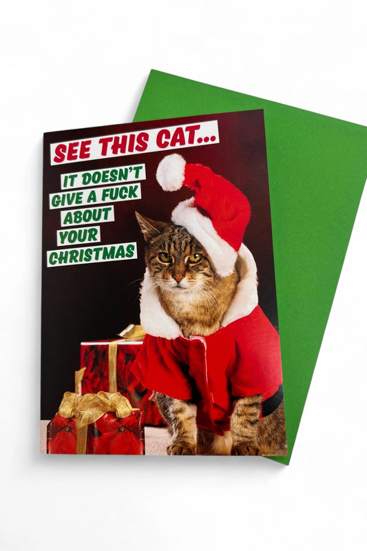 See This Cat Christmas Card