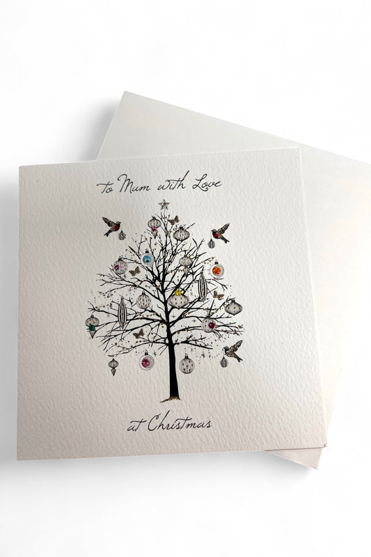 To Mum With Love at Christmas Card