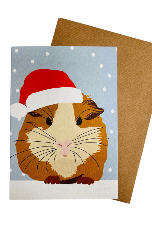 Guinea Pig Christmas Card