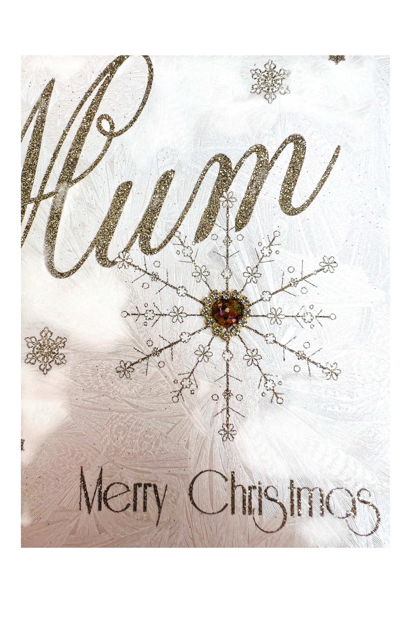 With Love to Mum Christmas Card