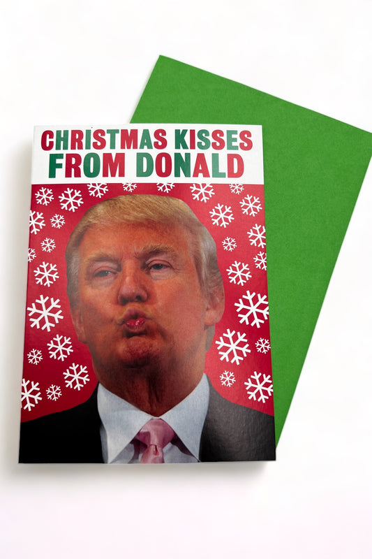 Christmas Kisses from Donald Card