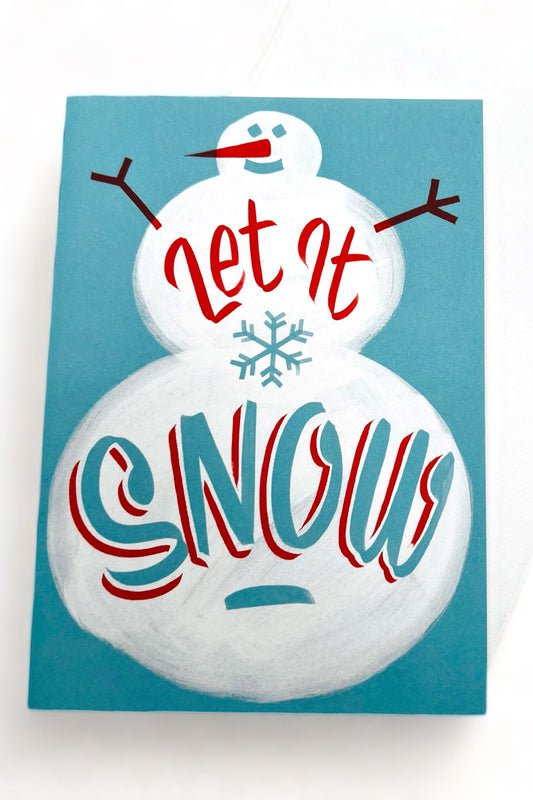 Let it Snow Christmas Card