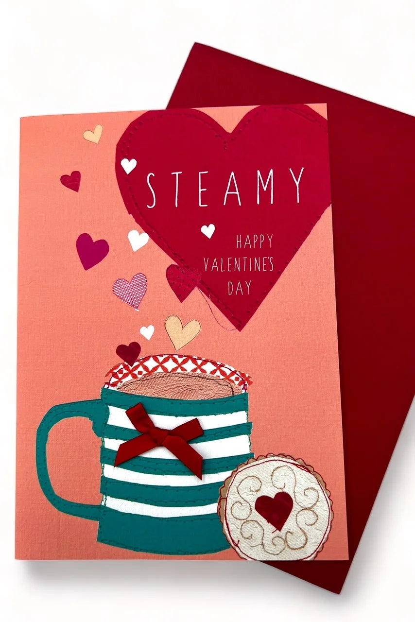 Steamy Happy Valentine's Day Card