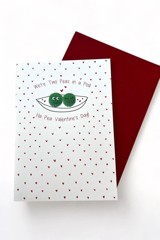 Two Peas in a Pod Valentine's Card