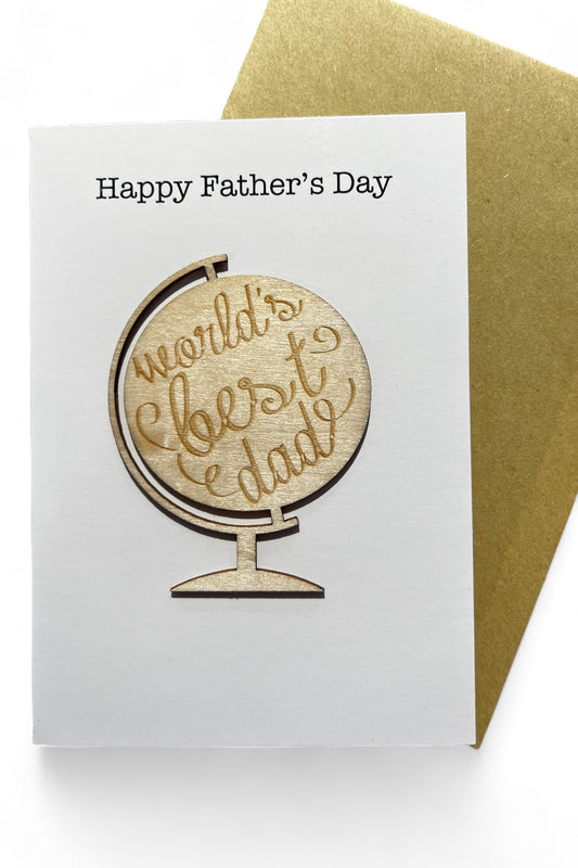 World's Best Dad Father's Day Card