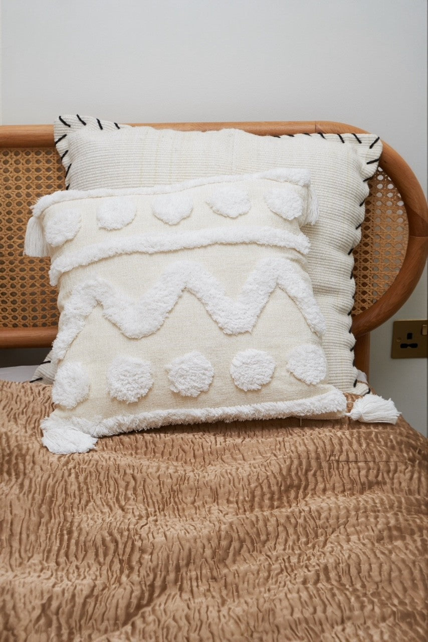 Ruffle Cushion - Diamond