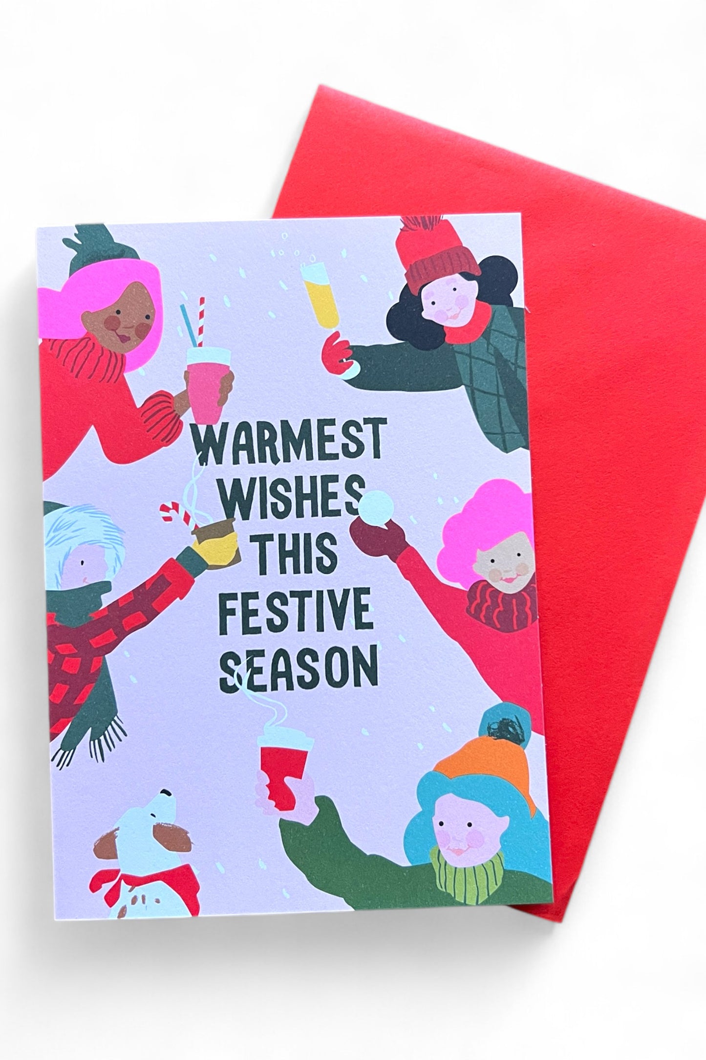 Warmest Wishes Christmas Card