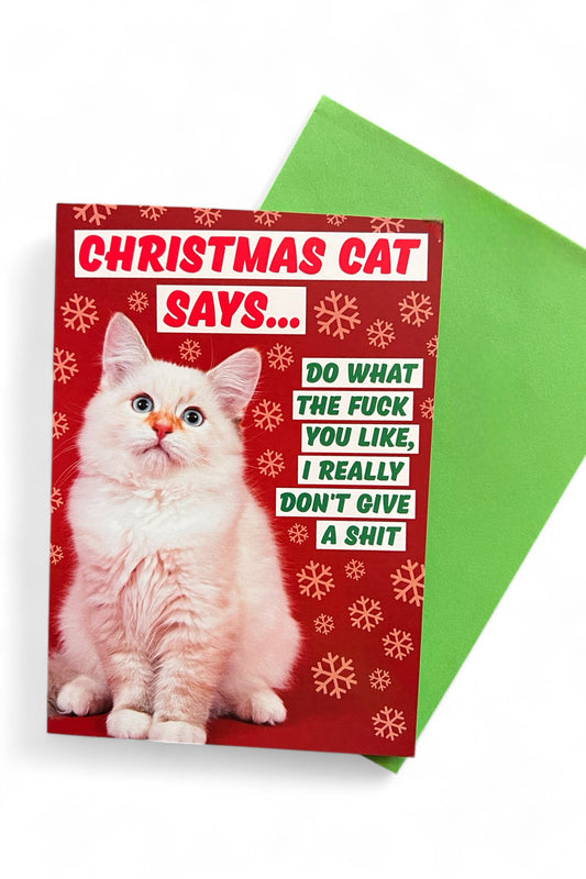 The Christmas Cat Card