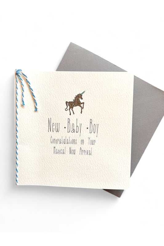 New Baby Boy Card