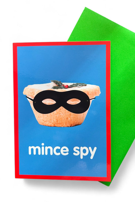 Mince Spy Christmas Card