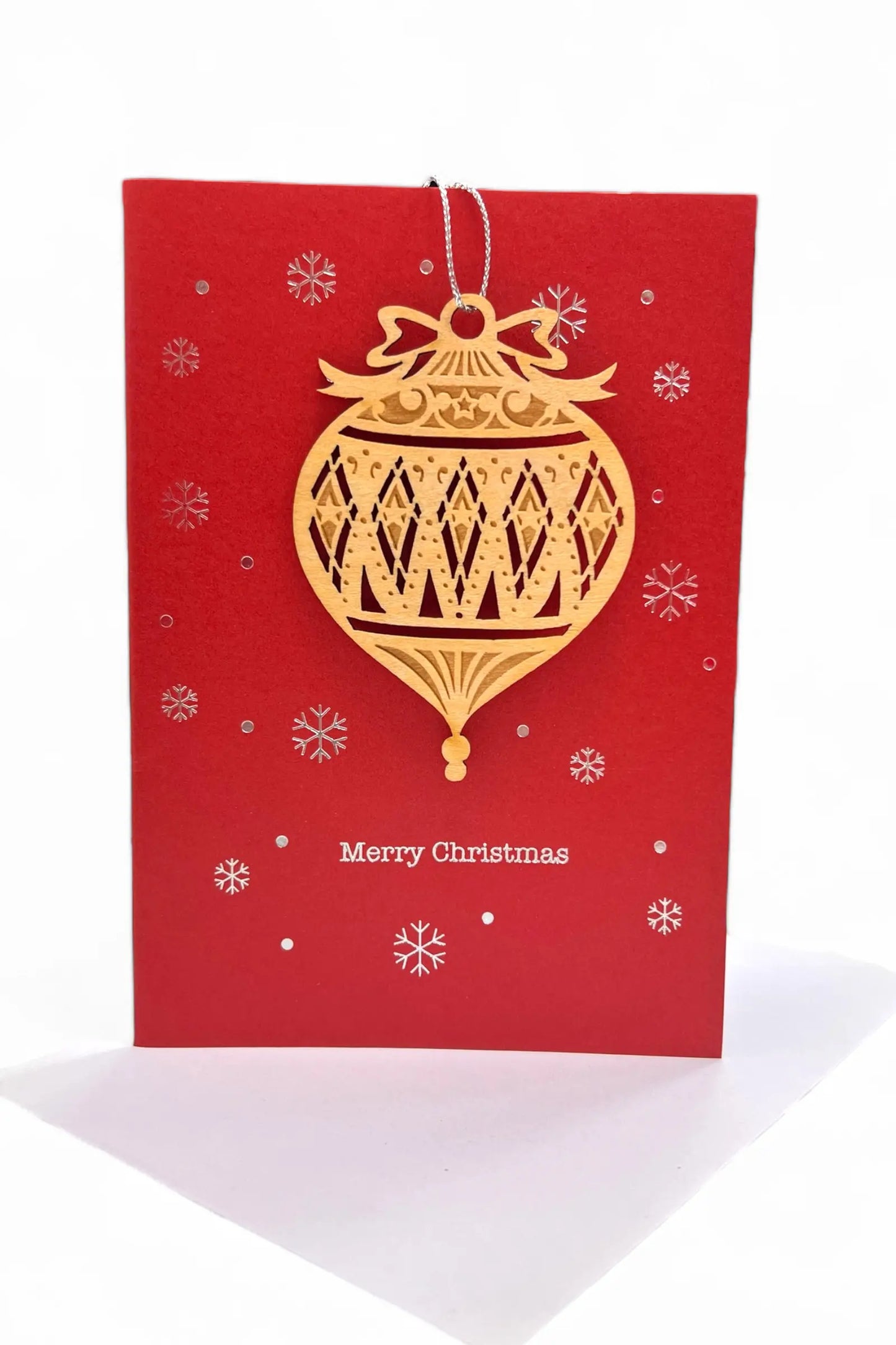 Merry Christmas Bauble Card