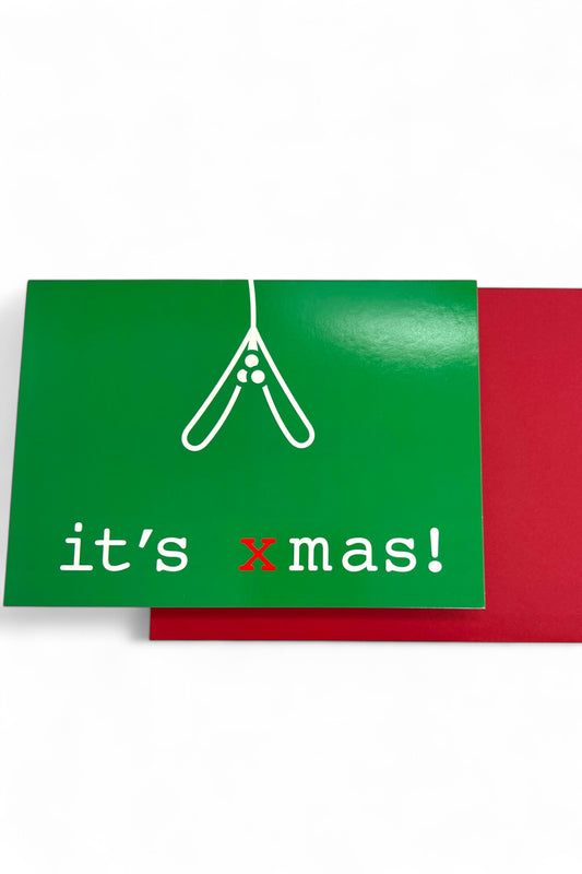 It's Xmas Mistletoe Card