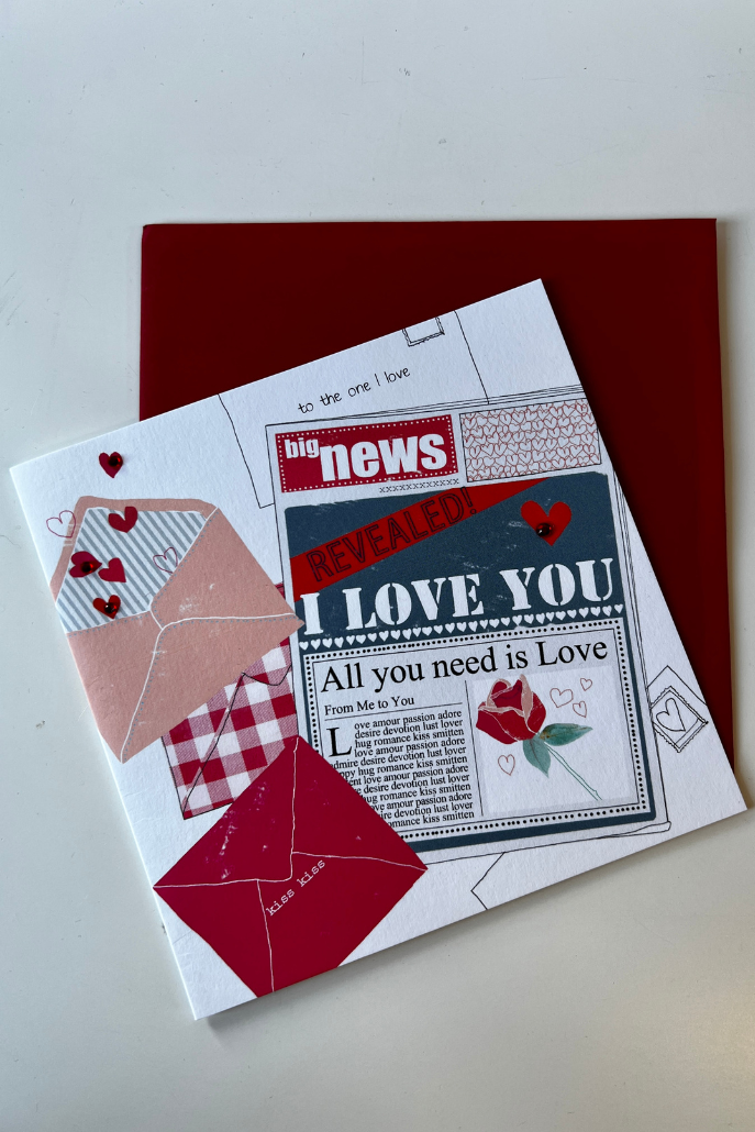 Big News I Love You Valentine's Card