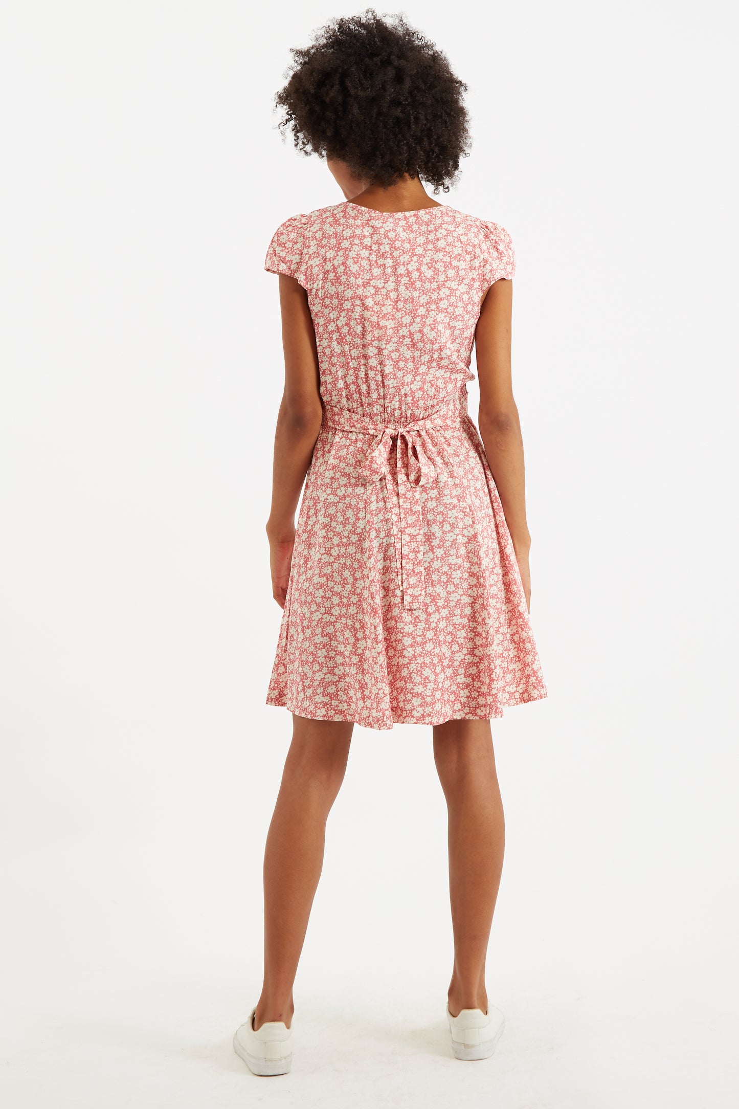 Cathleen Mini Periwinkle Tea Dress