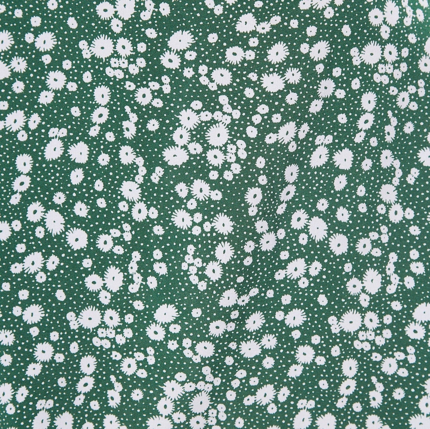 Louche Corina Flower Dot Print Midi Tea Dress - Green