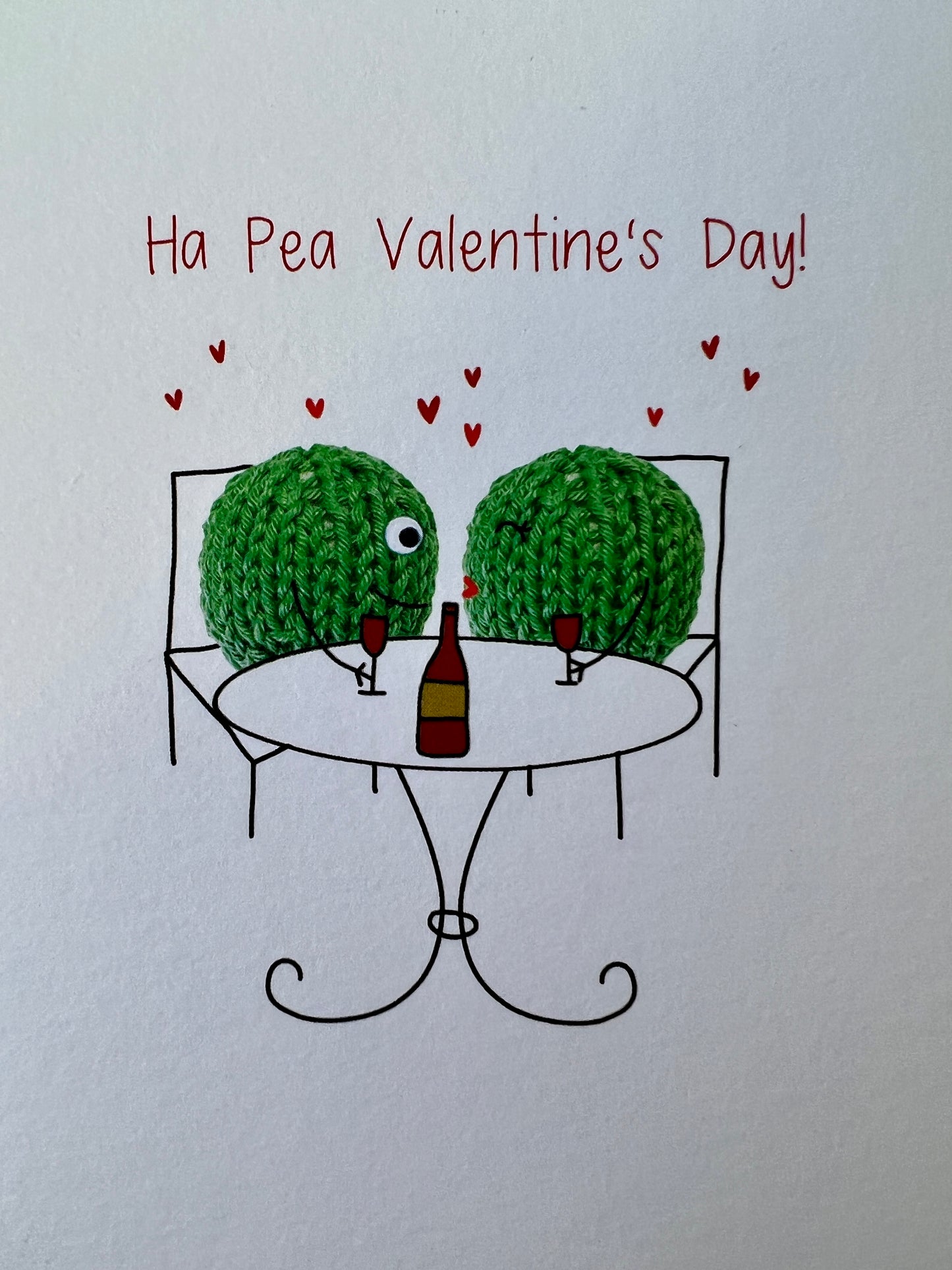 We're Two Peas In A Pod Valentine's Card