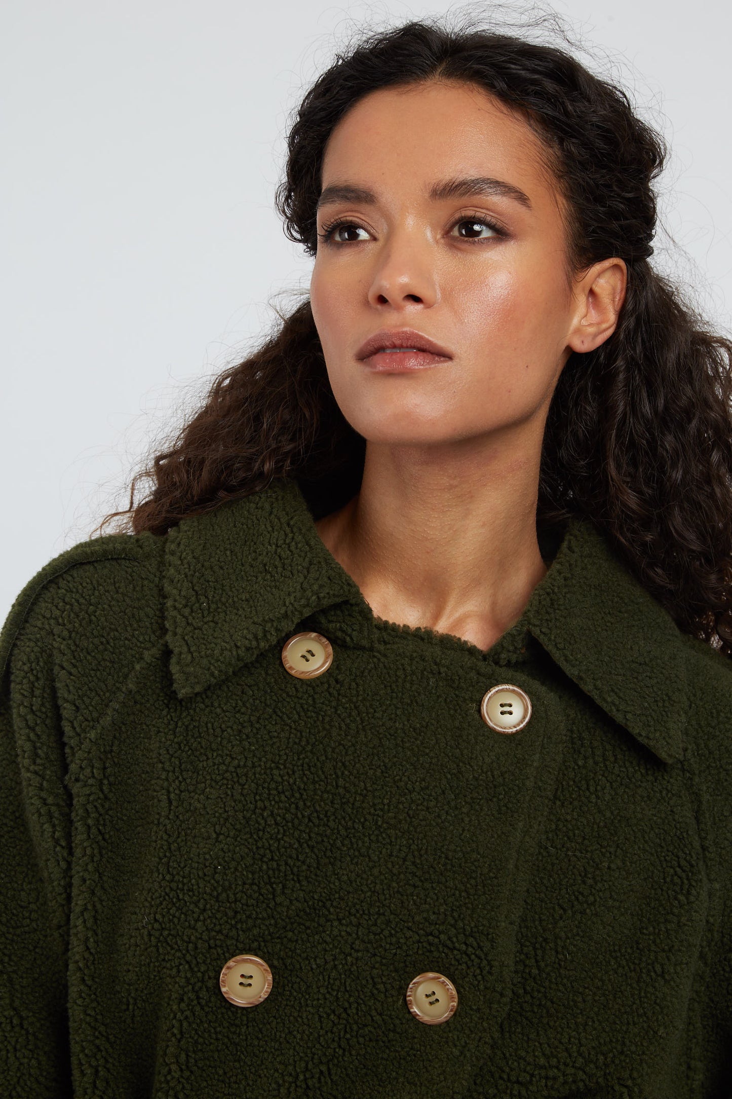 Laurent Borg Coat - Green