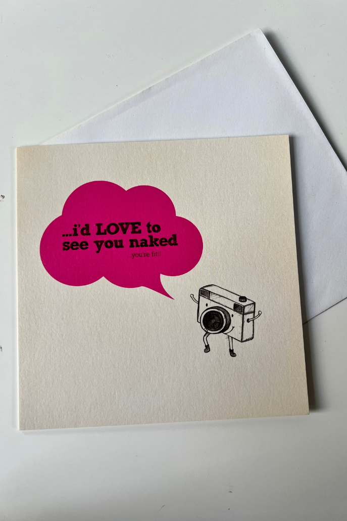 I'd Love To See You Naked Valentine's Card