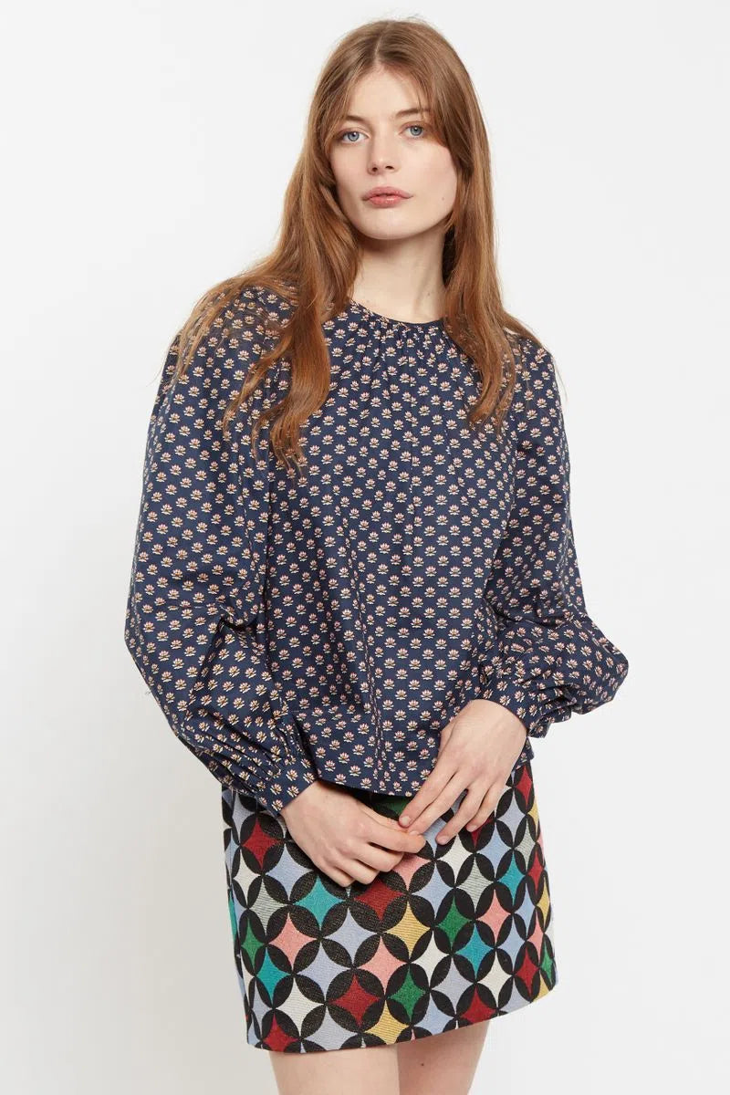 Pax Jaipur Print Long Sleeved Blouse